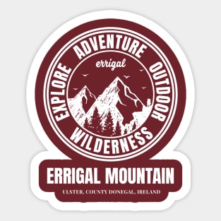 Errigal Mountain, Ireland Mountains Sticker